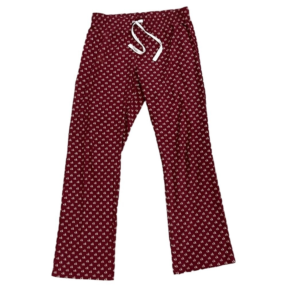 Calvin Klein Red Logo Pajama Pants S